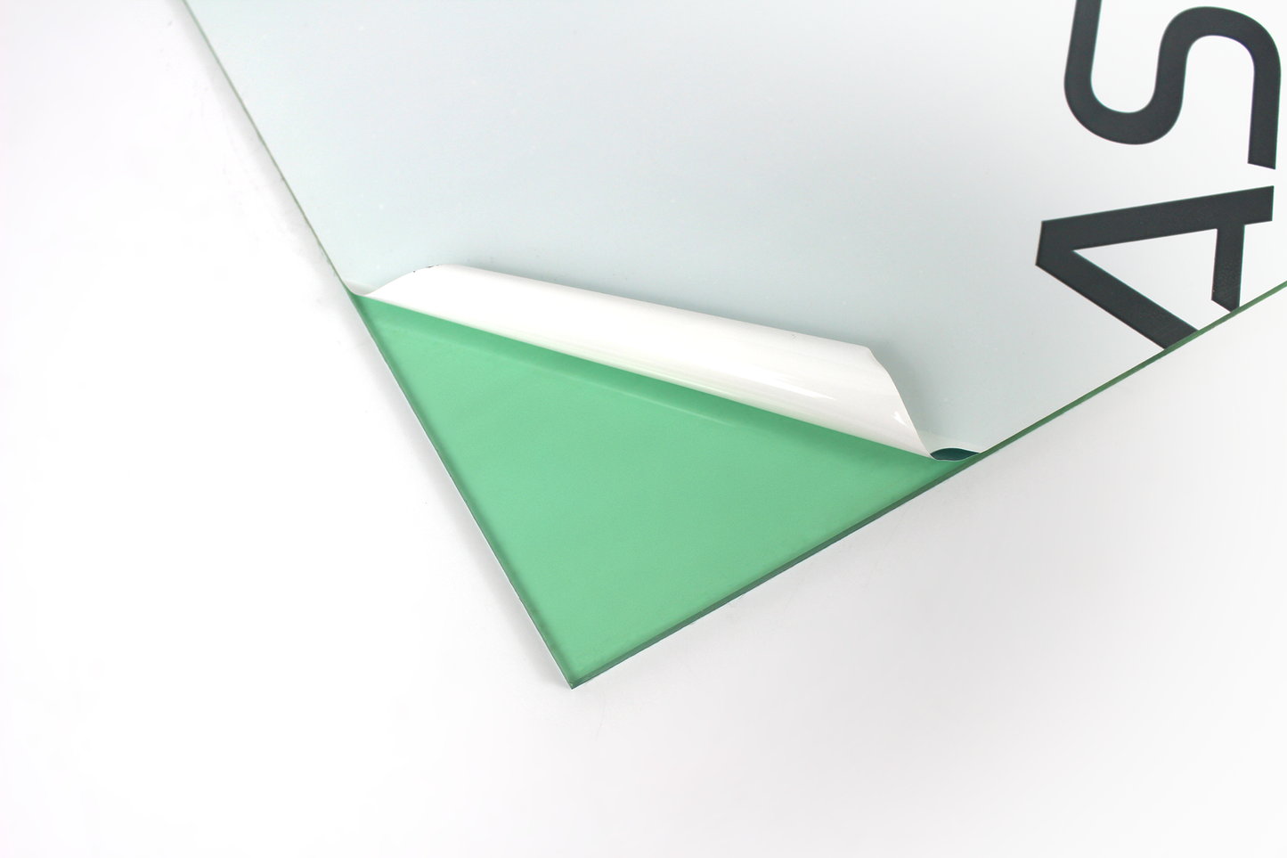 Acrylic transparent glass-look 3 mm sheet, 1 pcs. à 120 x 60 cm