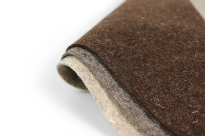 Bundle of Wool Felt 1 mm, 3 pcs. each 100 x 50 cm