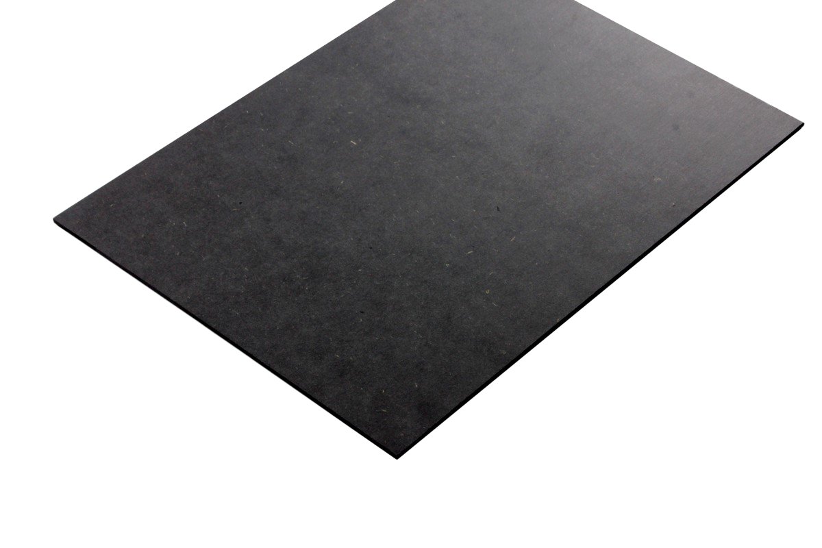 Lasersheets 10 x A4 3mm Black MDF | 210 x 297 mm | Value pack | For laser cutting, model building, hobby, CNC, pyrography