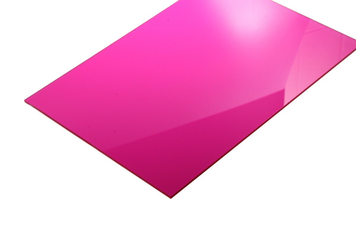 Acrylaat doorzichtig 3.0 mm fuchsia - Lasersheets