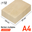 Lasersheets 10 x A4 Birch plywood 0.5mm sheets | 210x297mm | Value pack | For laser cutting, model making, hobby, CNC, pyrography