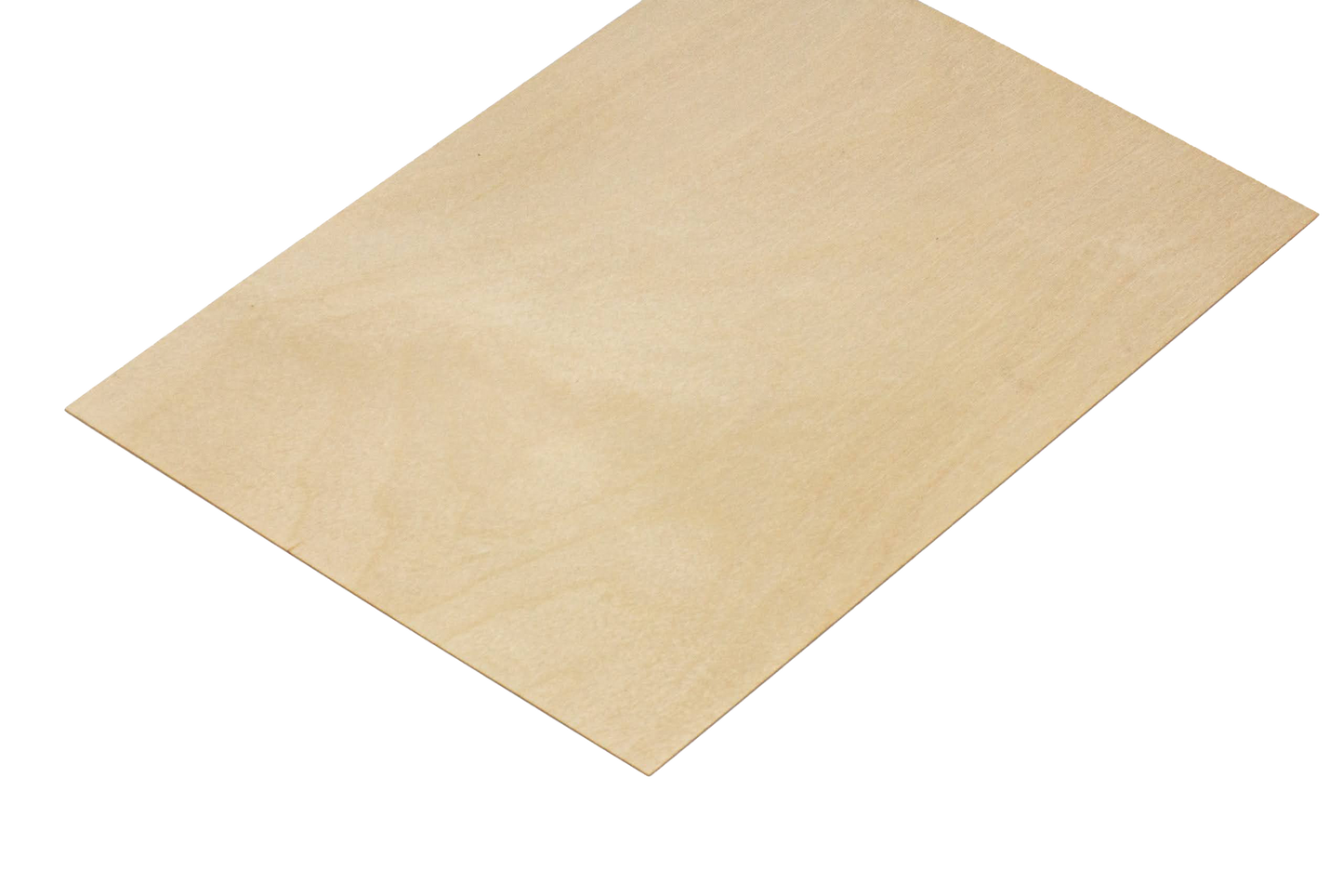 Lasersheets 10 x A4 1mm Birch plywood | 210x297mm | Value pack | For laser cutting, model making, hobby, CNC, pyrography