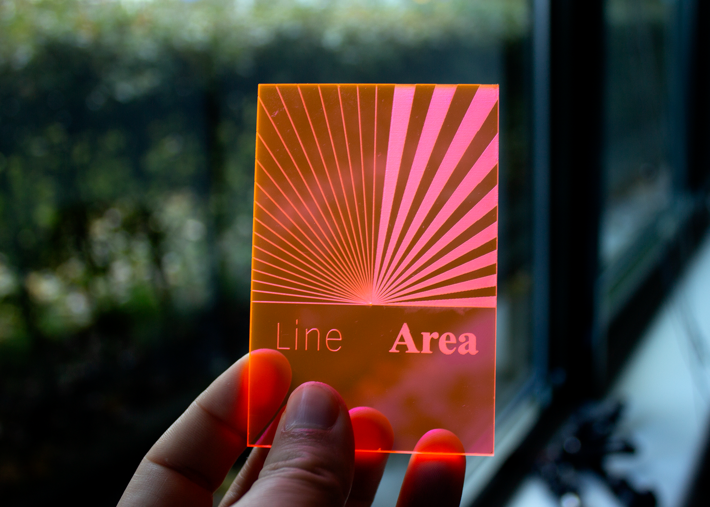 Fluorescent acrylic