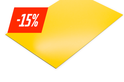 Premium graveerplaat 1.5 mm geel met zwarte kern - Lasersheets - sale 15%