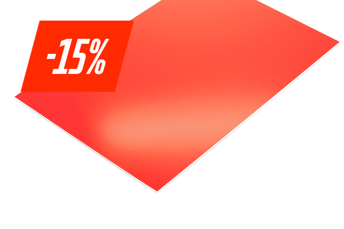 Premium graveerplaat 1.5 mm rood met witte kern - Lasersheets - sale 15%