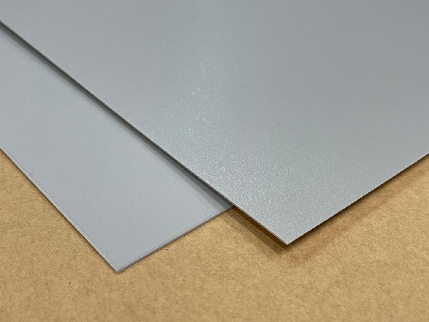 Bundel PP 0,8 mm grijs, 10 platen à 61 x 37 cm