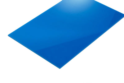 Acrylaat ondoorzichtig glans 3.0 mm blauw - Lasersheets
