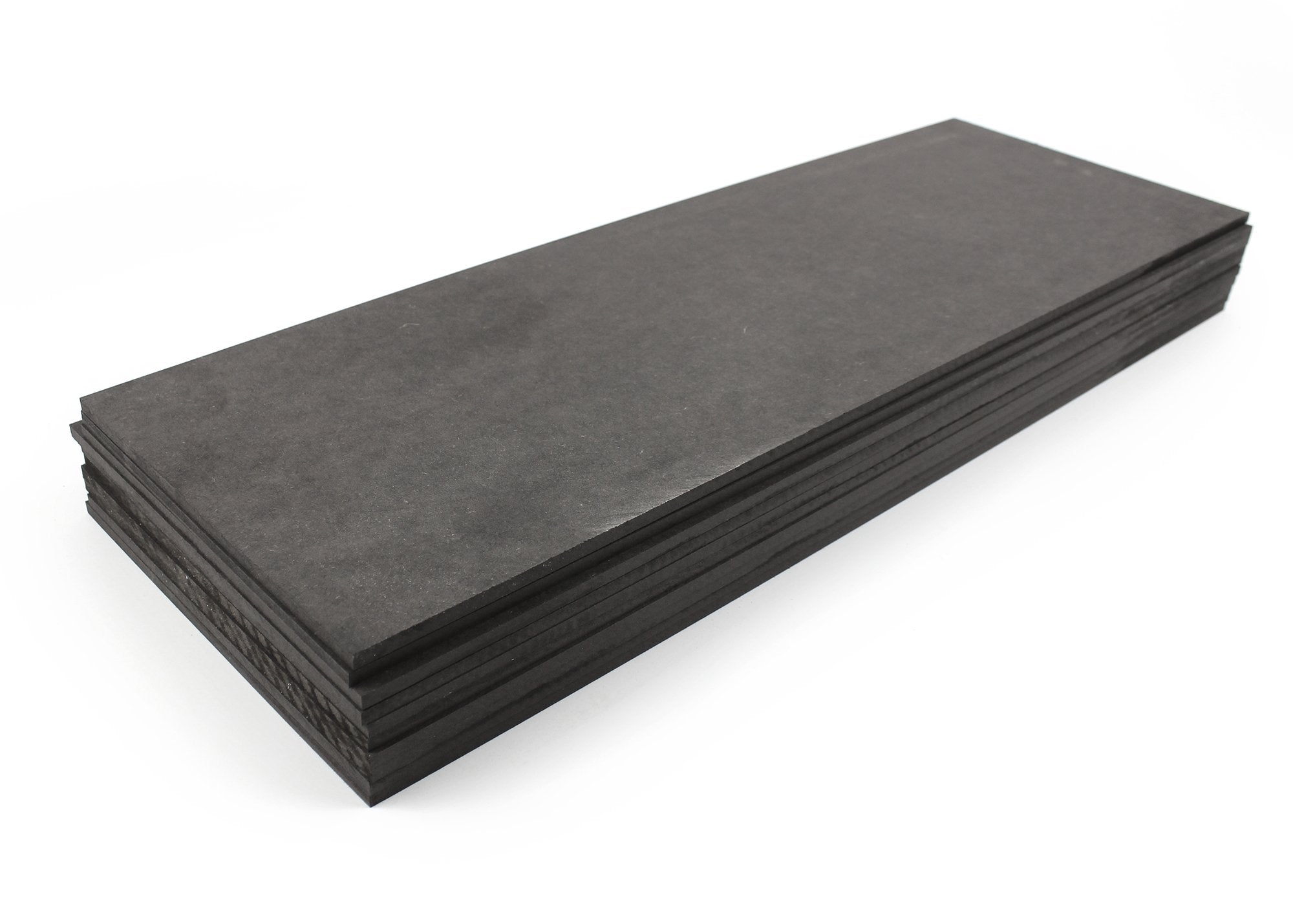 Bundle 6 mm Black MDF, 10 sheets at 39 x 30 cm – Lasersheets